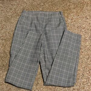 Time and Tru Black and White Plaid Men's Pants